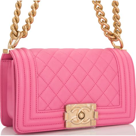 chanel boy small pink|chanel boy small quilted bag.